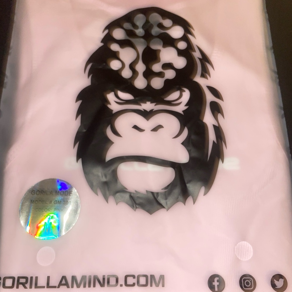 Gorilla Mind White and Black T-Shirt